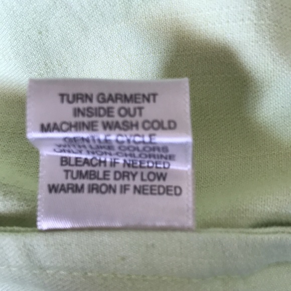 Christopher & Banks, lime green jean jacket, size M - Picture 6 of 9